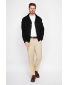 Zwart hemd van linnenmix Étienne