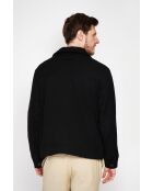 Zwart hemd van linnenmix Étienne