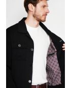 Zwart hemd van linnenmix Étienne