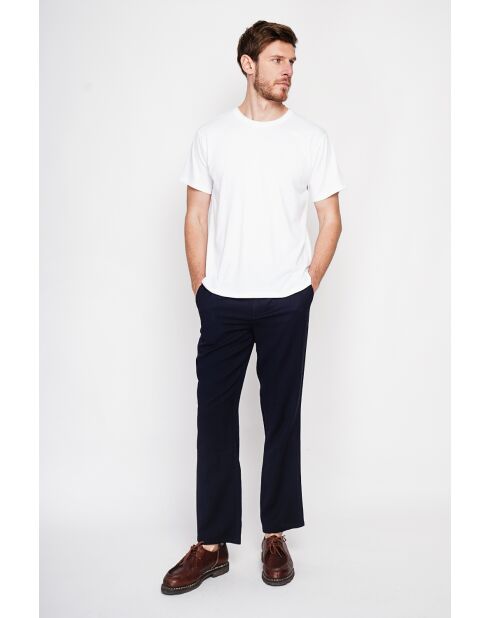 Weißes T-Shirt aus Leinenmischung von Gilbert