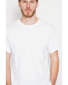 Weißes T-Shirt aus Leinenmischung von Gilbert