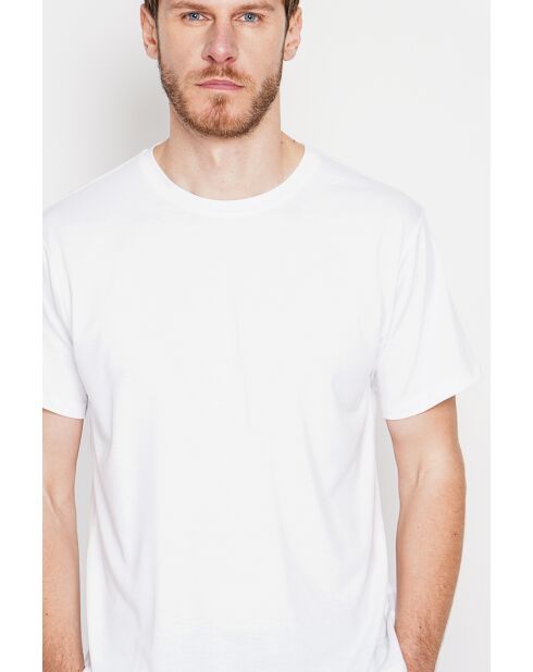 Weißes T-Shirt aus Leinenmischung von Gilbert