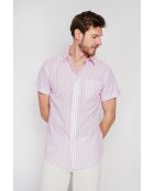 Roze katoenen hemd van Gontran