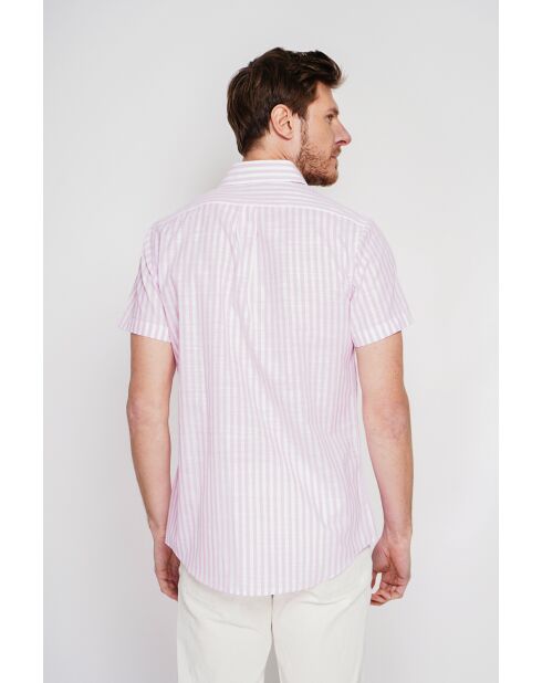 Roze katoenen hemd van Gontran