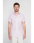 Roze katoenen hemd van Gontran