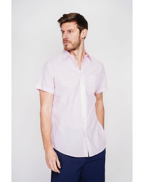 Roze katoenen hemd van Gisulf