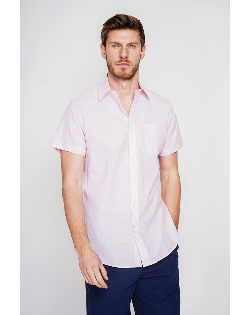 Roze katoenen hemd van Gisulf