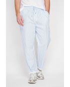 Antoine Azur Hose aus 100% Leinen