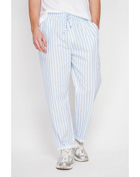 Antoine Azur Hose aus 100% Leinen