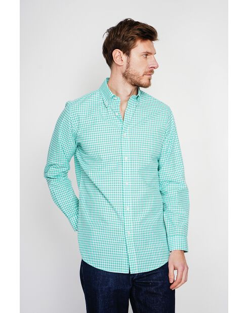 Chemise en coton Gérald jade