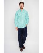 Chemise en coton Gérald jade