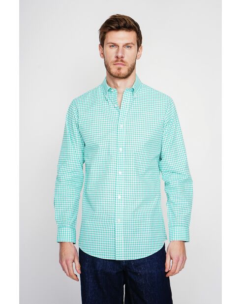 Chemise en coton Gérald jade