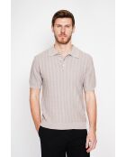 Beige katoenen trui Bruno