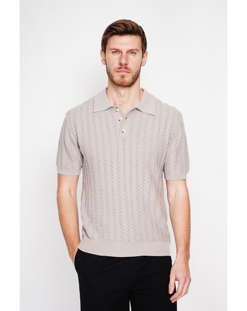 Beige katoenen trui Bruno