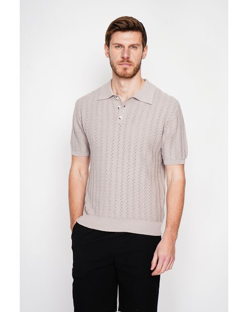 Beige katoenen trui Bruno