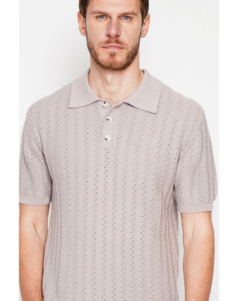 Beige katoenen trui Bruno