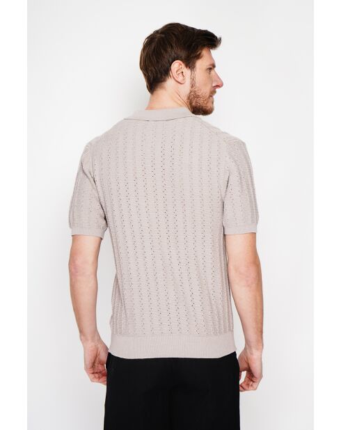 Beige katoenen trui Bruno