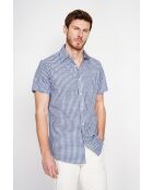 Marineblaues Baumwollhemd Felix