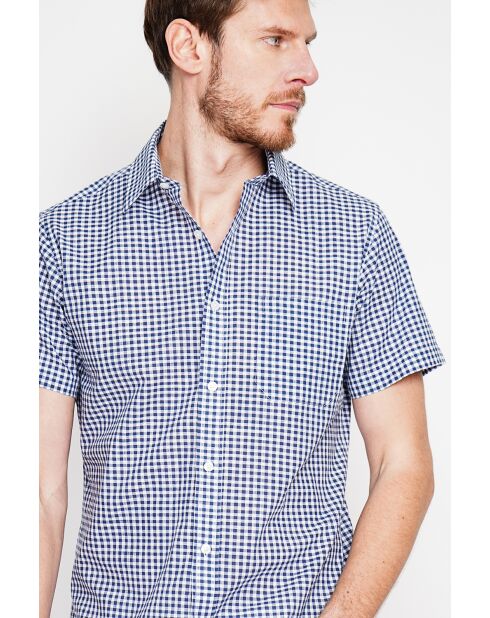 Marineblaues Baumwollhemd Felix