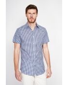 Marineblaues Baumwollhemd Felix