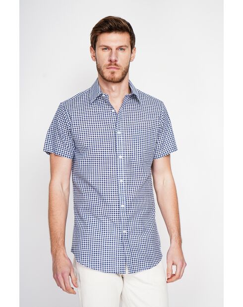 Marineblaues Baumwollhemd Felix