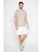 T-shirt en lin mélangé Gilbert beige