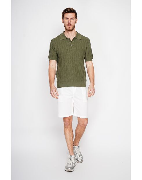 Pull-over en coton Bruno kaki