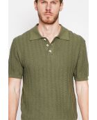 Pull-over en coton Bruno kaki