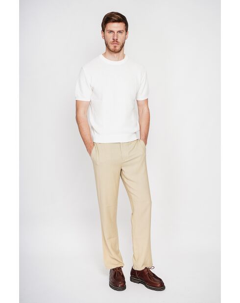 Pull-over en coton Gérvasius blanc