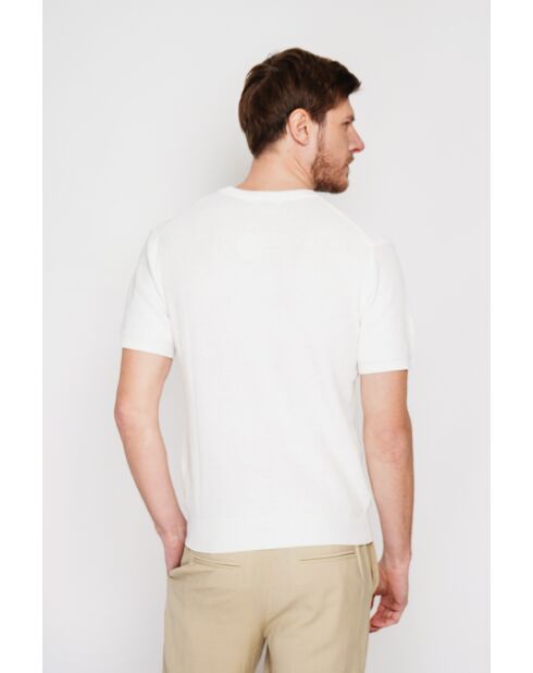 Pull-over en coton Gérvasius blanc