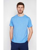 Gilbert Azur T-Shirt aus Leinenmischung