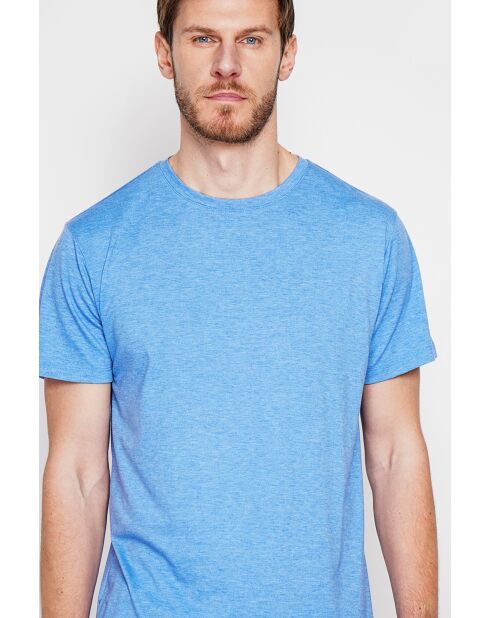 Gilbert Azur T-Shirt aus Leinenmischung