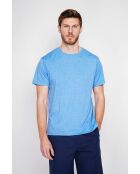 Gilbert Azur T-Shirt aus Leinenmischung