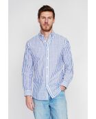 Frédéric marineblauw katoenen hemd