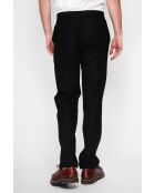 Pantalon en lin mélangé Ghislain noir