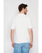 Pull-over en coton Bruno blanc