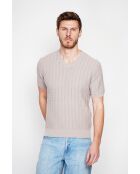 Beige katoenen trui Florent