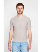 Beige katoenen trui Florent