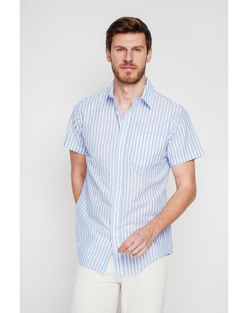 Baumwollhemd Gontran Sky