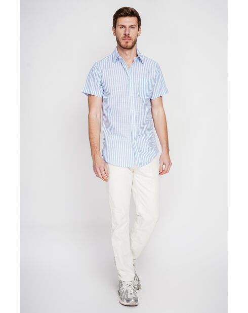 Baumwollhemd Gontran Sky