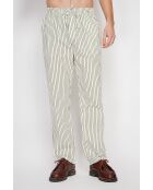 Gilbert khakifarbene Hose aus 100% Leinen