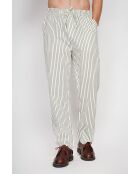 Gilbert khakifarbene Hose aus 100% Leinen