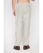 Gilbert khakifarbene Hose aus 100% Leinen