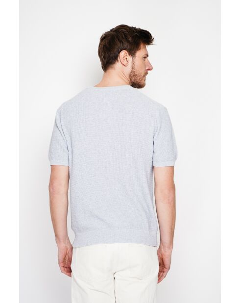 Pull-over en coton Gérvasius gris perle