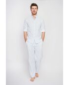 Chemise 100% lin Frédéric azur
