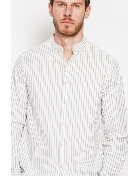 Chemise 100% lin Frédéric blanche