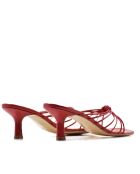 Rote Ledersandalen Annecy mit 5,5 cm Absatz