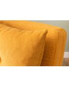 Divano letto Cosmo bohemian mustard a 2 posti - 78x120x82 cm