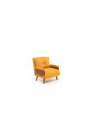 Divano letto Cosmo bohemian mustard a 1 posto - 77x70x82 cm