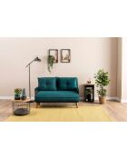 Cosmo 2-zitsslaapbank petrolgroen - 78x120x82 cm